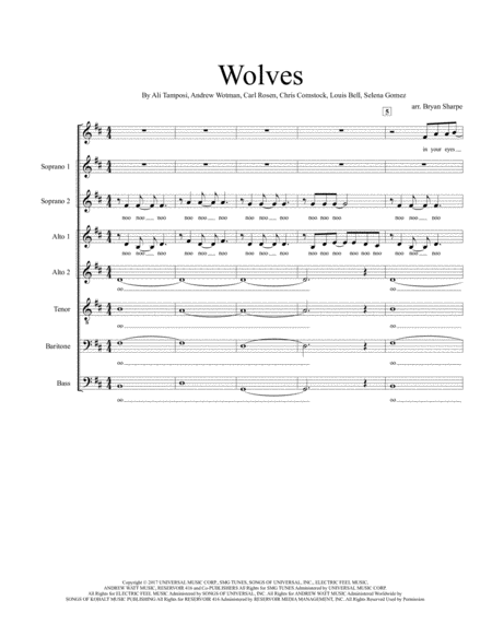 Wolves Sheet Music