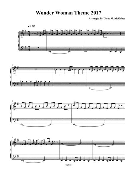 Wonder Woman Sheet Music