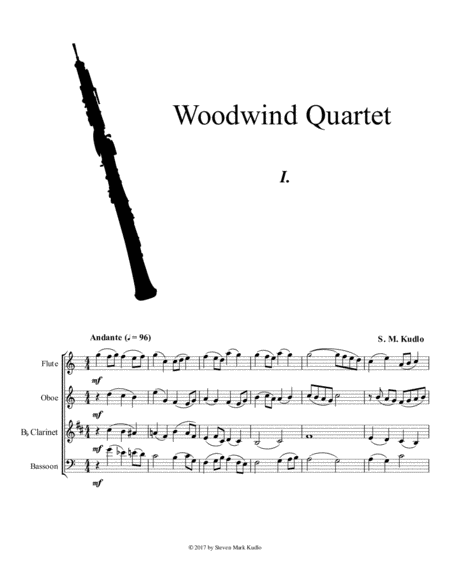 Free Sheet Music Woodwind Quartet