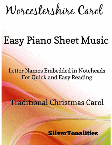 Free Sheet Music Worcestershire Carol Easy Piano Sheet Music