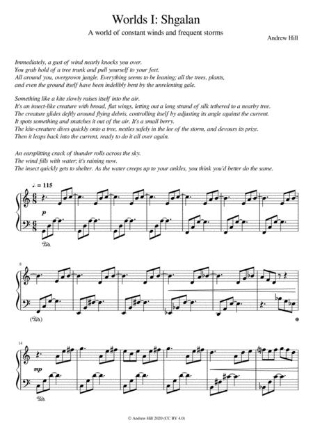 Worlds I Shgalan Sheet Music