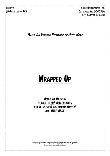 Wrapped Up 3 Piece Brass Section B Sheet Music