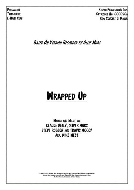 Free Sheet Music Wrapped Up Percussion