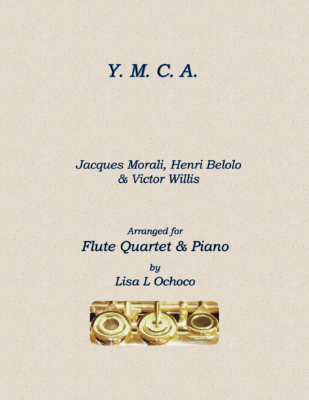 Y M C A For Flute Choir Piano And Optional Beatbox Flute Sheet Music