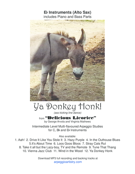 Ya Donkey Honk Alto Sax Sheet Music