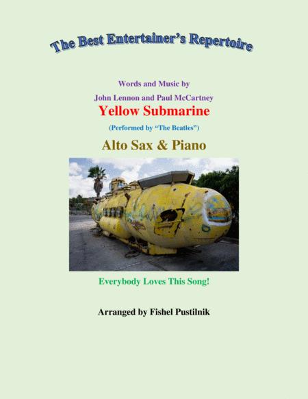 Yellow Submarine For Alto Sax And Piano Video Sheet Music