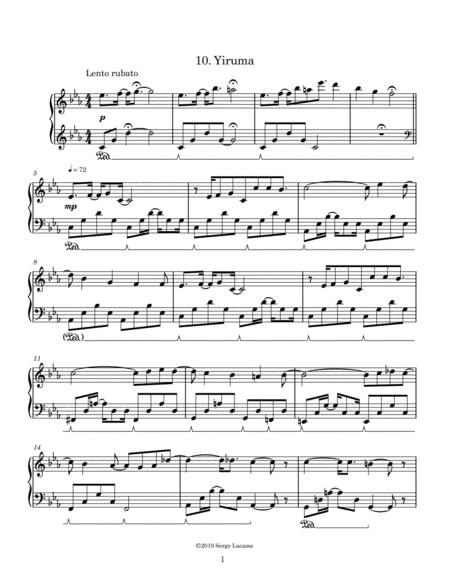 Free Sheet Music Yiruma