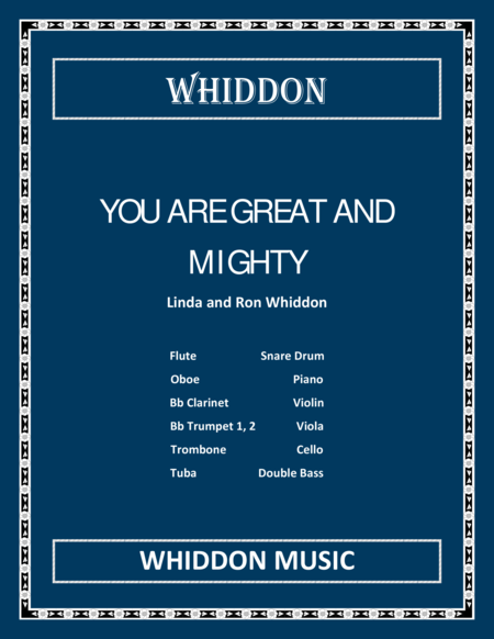 You Are Great And Mighty Sheet Music