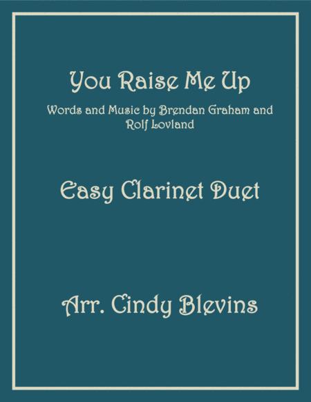 You Raise Me Up Easy Clarinet Duet Sheet Music