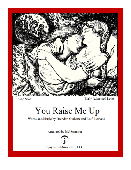 You Raise Me Up Josh Groban Advanced Intermediate Piano Solo Sheet Music