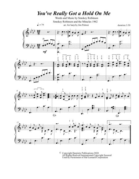 You Ve Really Got A Hold On Me Sheet Music