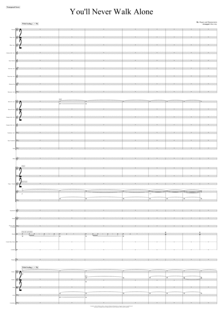 You Will Never Walk Alone Vocal With Pops Orchestra Sheet Music