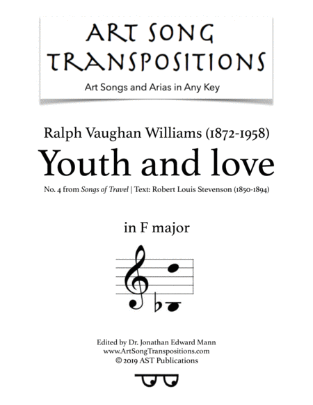 Youth And Love F Major Sheet Music