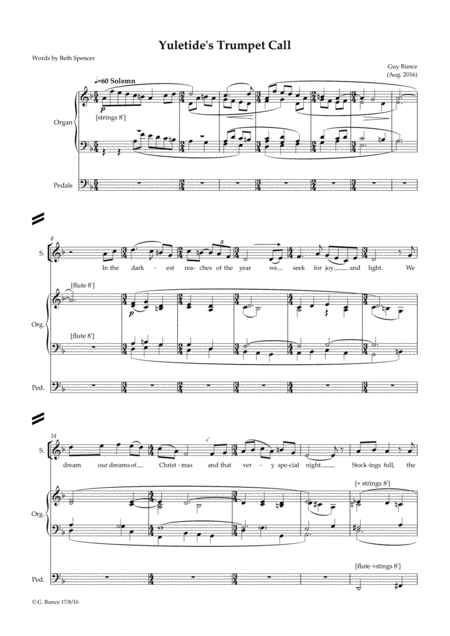 Yuletides Trumpet Call Sheet Music