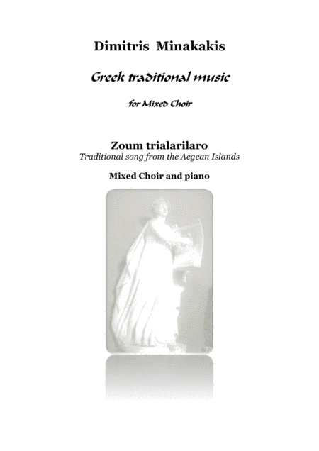 Free Sheet Music Zoum Trialarilaro Greek Traditional Music Mixed Choir And Piano