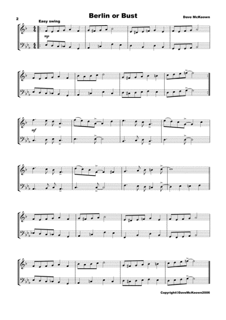 10 Swing Duets For Trumpet And Trombone Page 2