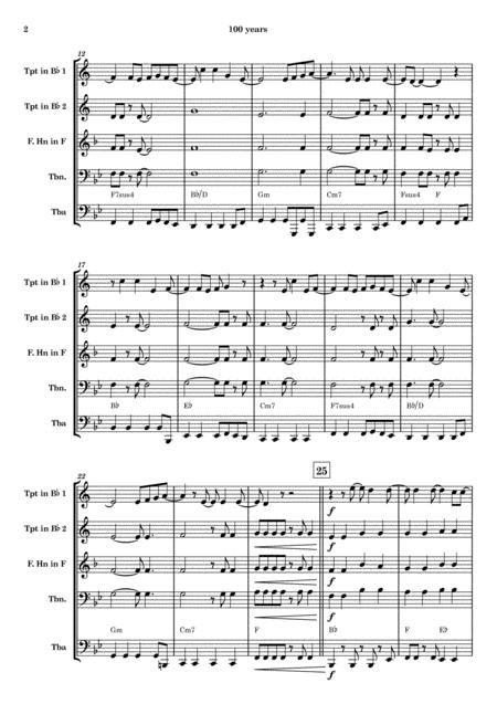 100 Years For Brassquintet Page 2