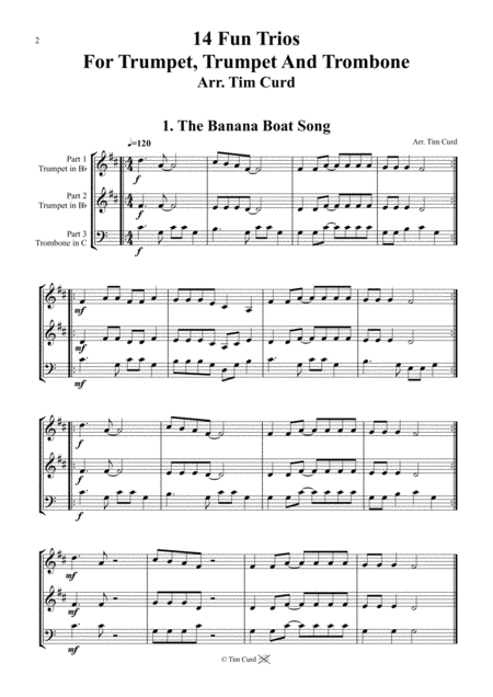 14 Fun Trios For Trumpet Page 2