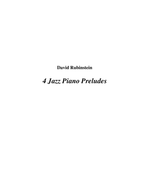 4 Jazz Piano Preludes Page 2