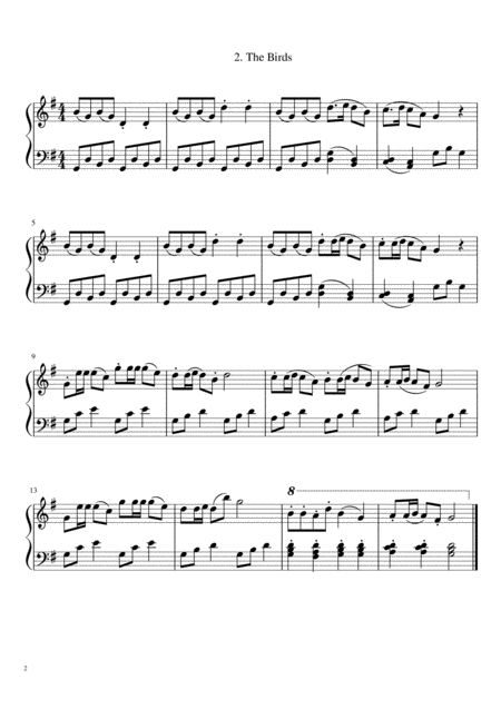 5 Piano Pieces For Children Page 2