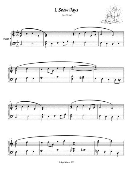5 Winter Tunes For Easy Intermediate Piano Page 2