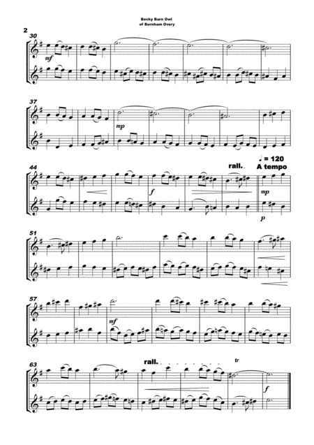 6 Concert Duets For Flute In A Classical Style Page 2