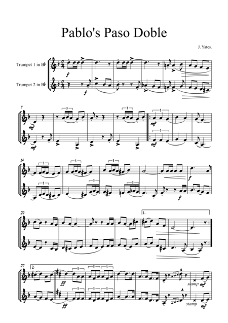 6 Trumpet Duets Page 2