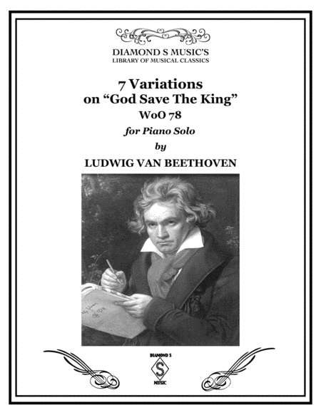 7 Variations On God Save The King Woo 78 By Beethoven Piano Solo Page 2