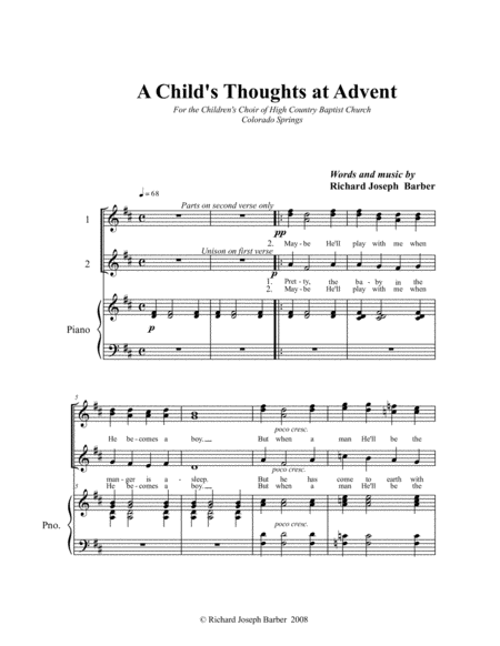 A Childs Thoughts At Advent Page 2