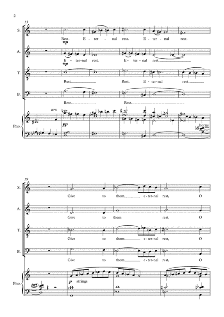 A Very English Requiem Chorus And Piano Page 2