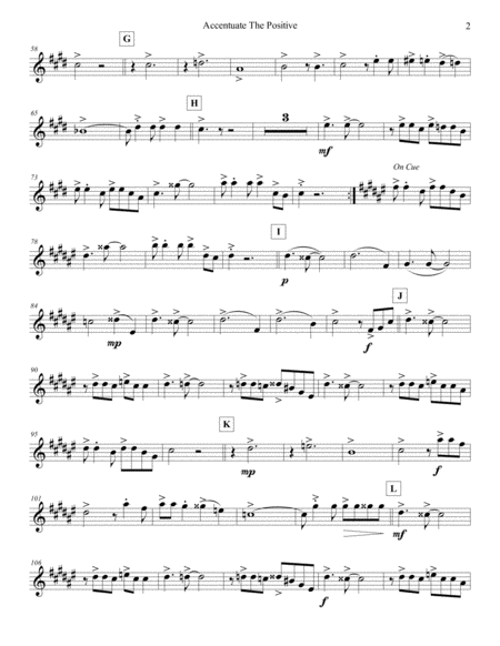 Accentuate The Positive Strings Violin 3 Page 2