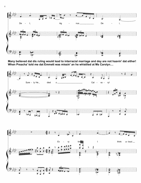 Agnus Dei From Requiem Of Emmett Till Movement No 10 Of 16 Page 2