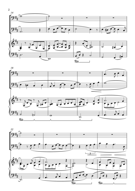 Aladdin A Whole New World For Trombone Euphonium Trombone Euphonium Piano Trio Including Part Scores Page 2