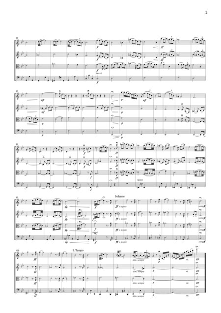 Albinoni Adagio In G For String Quartet Ca001 Page 2