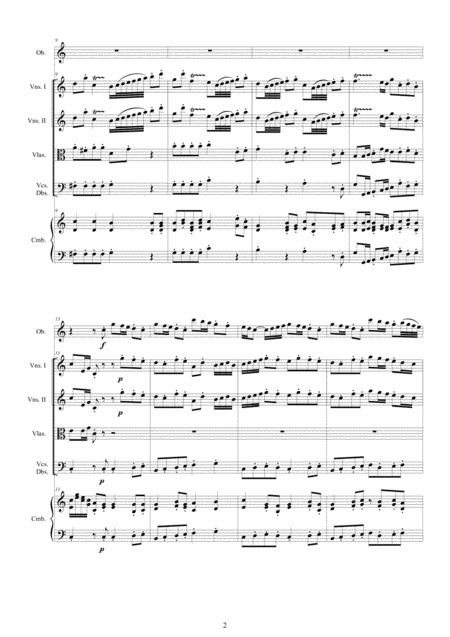 Albinoni Oboe Concerto No 5 In C Major Op 9 For Oboe Strings And Cembalo Page 2