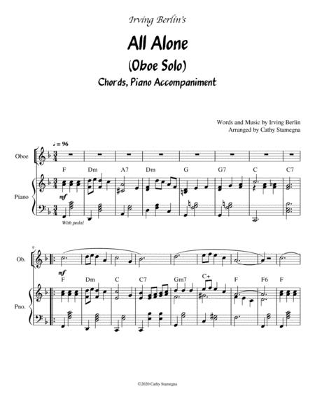 All Alone Oboe Solo Chords Piano Accompaniment Page 2