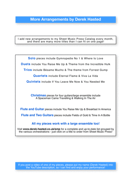 All I Have To Do Is Dream Easy Guitar Quartet Page 2