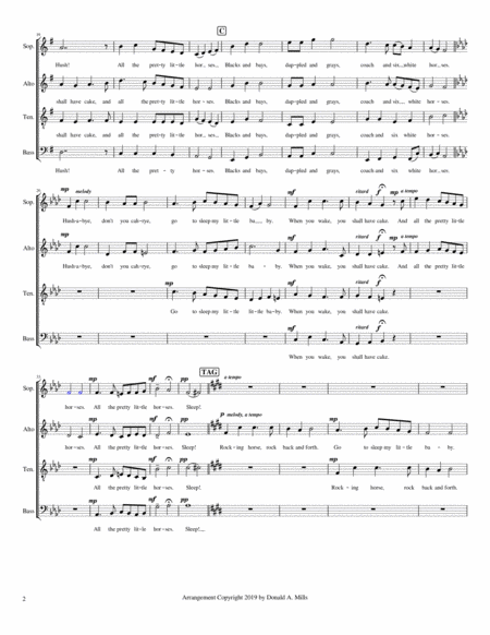 All The Pretty Little Horses Satb Page 2