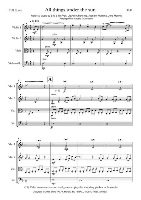 All Things Under The Sun String Quartet Page 2