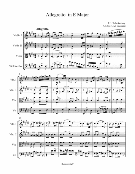 Allegretto In E Major Page 2