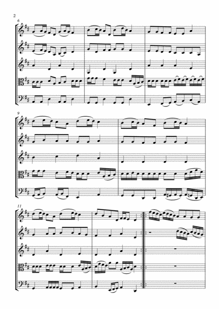 Allegro Cambiere For String Orchestra Page 2