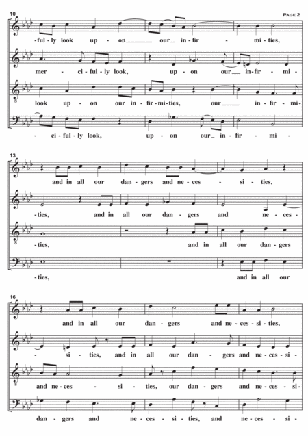 Almighty And Everlasting God A Cappella Page 2