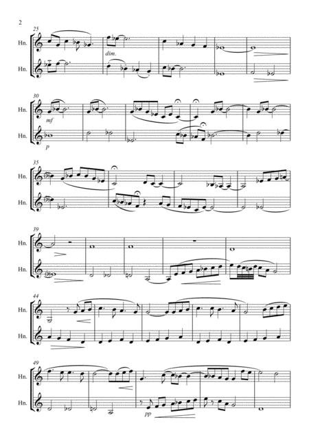 Already Amplified Beautiful Horn In F Duet Page 2