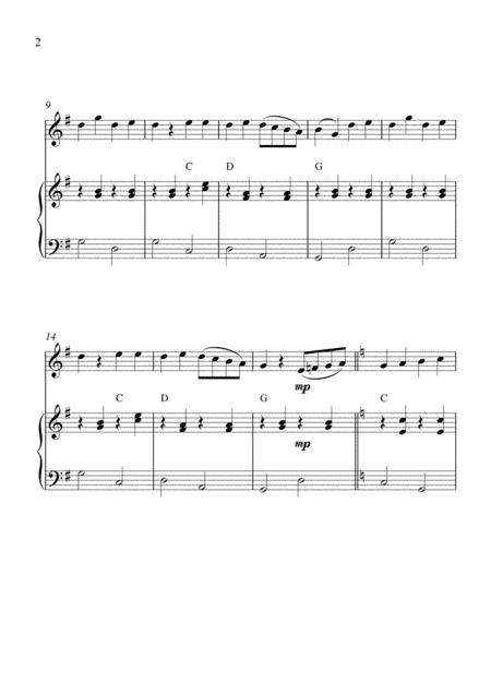 Amaryllis For Oboe Solo And Piano Accompaniment Page 2