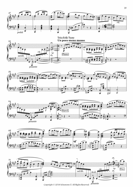 America The Beautiful Piano Accompaniment For Violin Cello Page 2