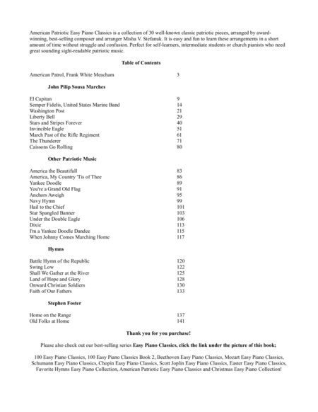 American Patriotic Easy Piano Classics Page 2