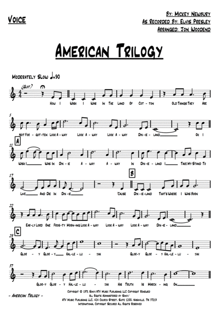 An American Trilogy 7 Piece Rock Band Page 2