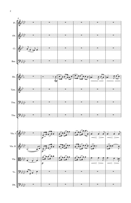 An Orchestration Of The Second Movement Of Brahms C Minor String Quartet Page 2