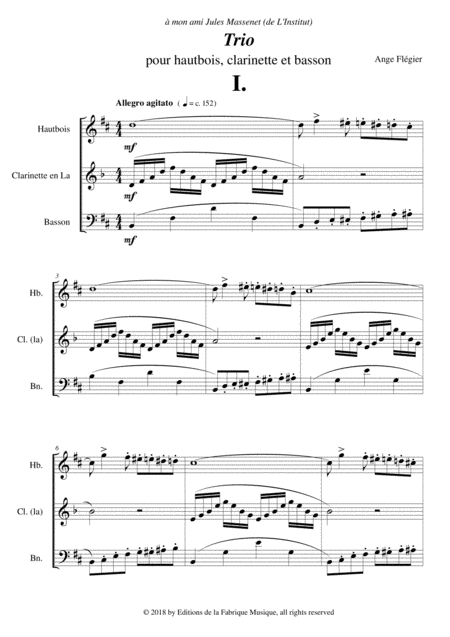 Ange Flgier Trio For Oboe Clarinet A Or Bb And Bassoon Page 2