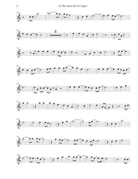Angel Easy Key Of C Alto Sax Page 2